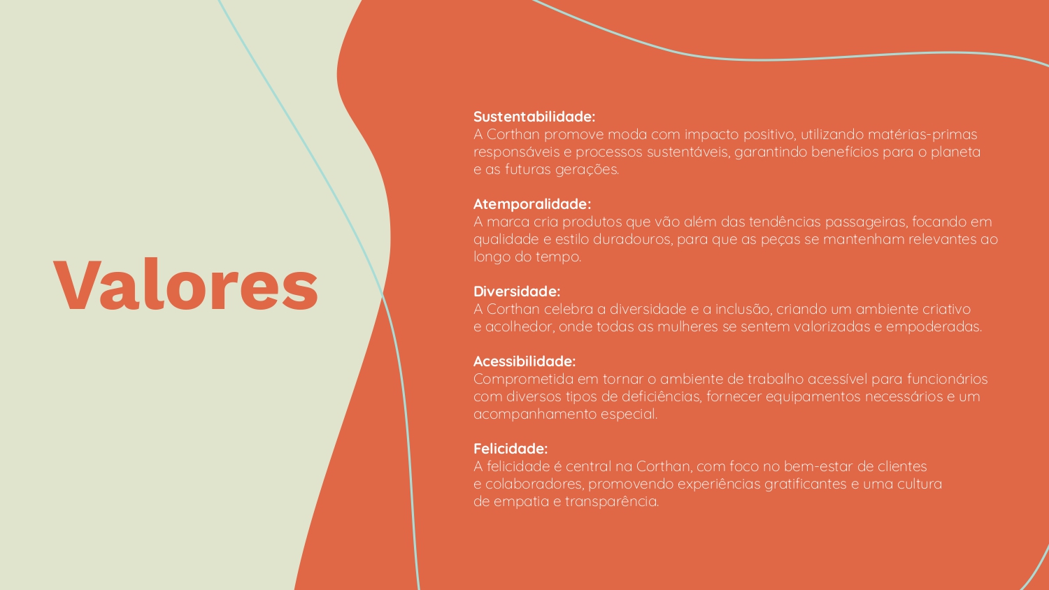 Valores da Corthan