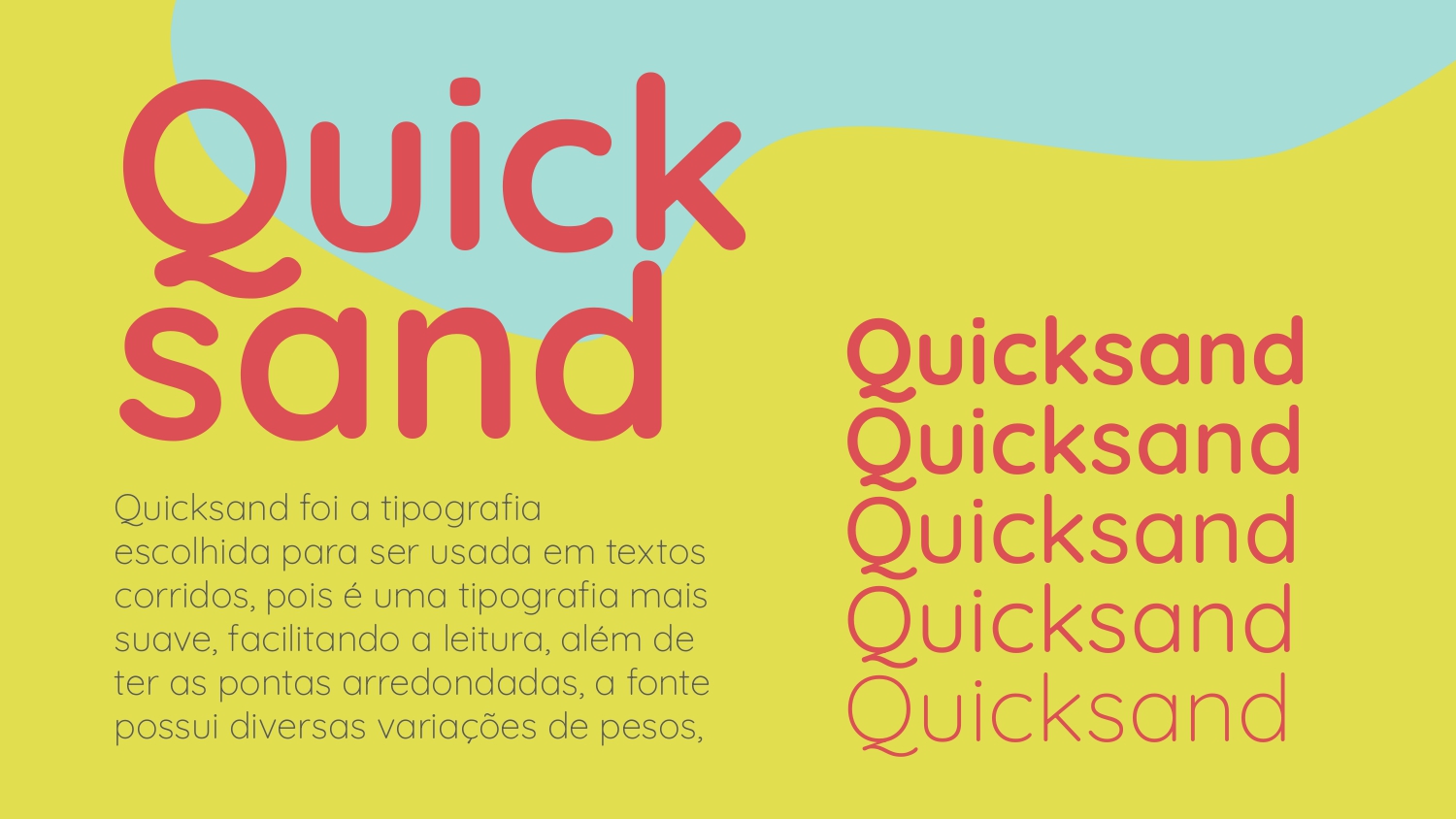 Tipografia Quicksand