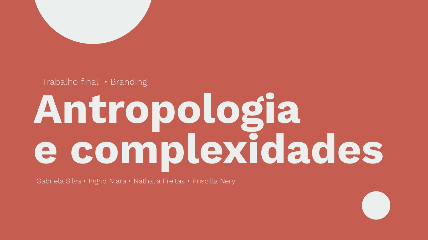 capa Apresentação Antropologia