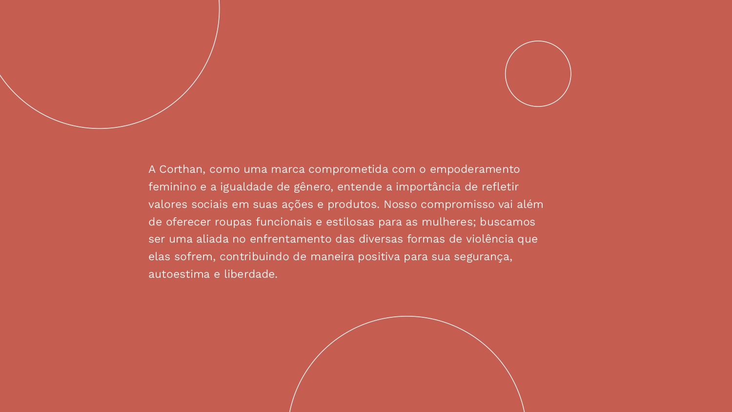 Comprometimento da Corthan com as causas sociais